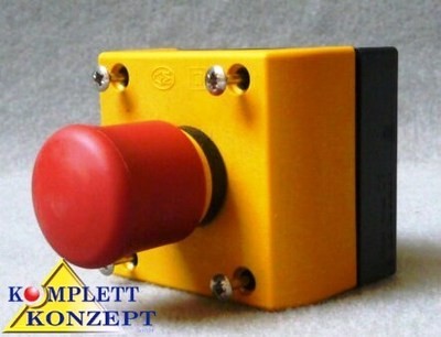 Moeller Eaton M22-PV/KC11/IY Not-Aus Schalter Taster komplett Gerät Neu