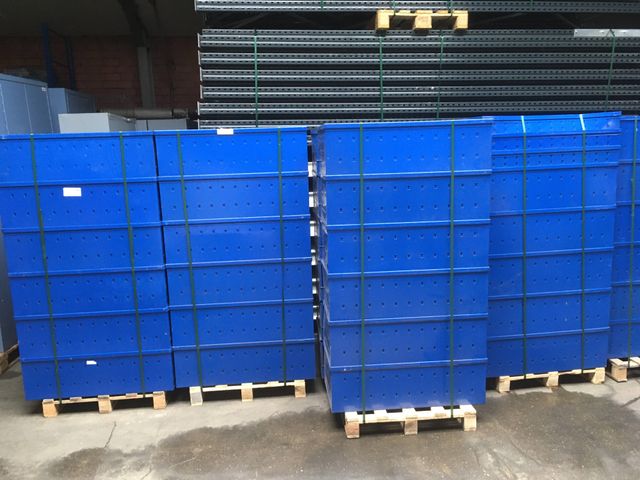 SSI Schäfer LW 530 Lagerwanne Regalkasten Lagerbox Stahlblech 980x485x300 mm