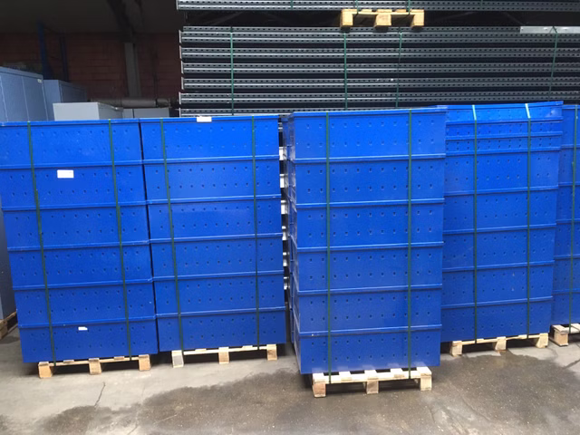 SSI Schäfer LW 530 Lagerwanne Regalkasten Lagerbox Stahlblech 980x485x300 mm