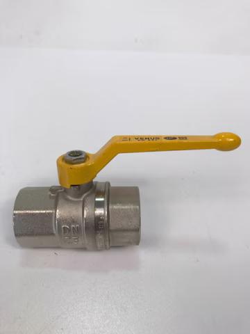 Messing Vernickelt Kugelhahn Venus DVGW Gewinde DN25 EN331 RI-3350.105