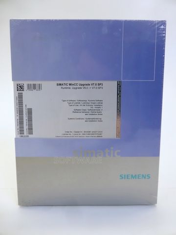 Siemens  6AV6381-2AA07-0AX4 SIMATIC WinCC RT Upgrade V7.0, von V6.0 auf V7.0 SP3