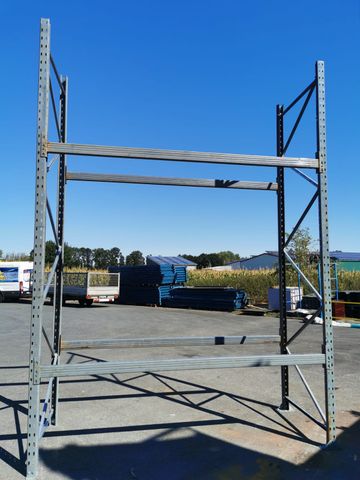 Ramada Dexion Palettenregal Grundfeld 2,7 m Schwerlastregal Regal HxT 4 x 1,10 m