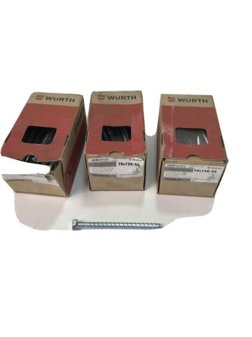 3x Würth Schraubanker W-SA Sechskantkopf 10x120/55 EAN404572 7343807