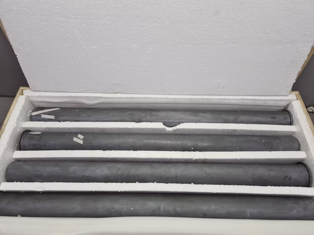 4 x Keramische Mantelstrahlrohre 514736 L= 1520 mm AD= 128 mm Ofenrohr