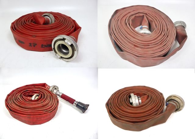 Posten 4 Stück Feuerwehr Schlauch Anschluss Feuerwehrschlauch Flachschlauch