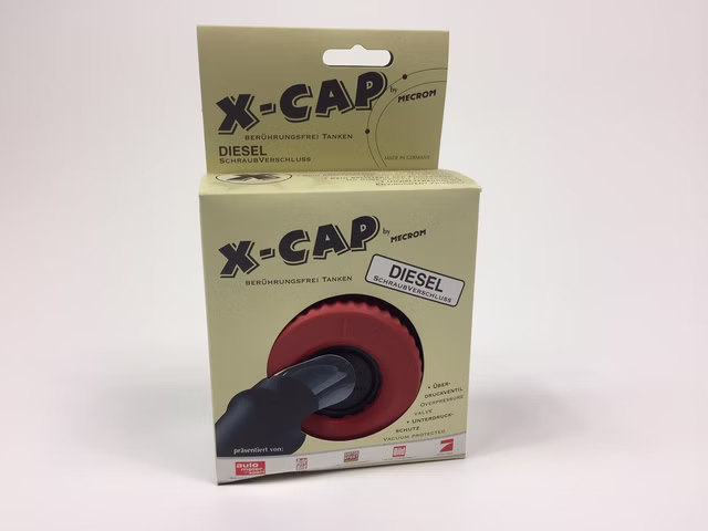 MECROM X-CAP TANKDECKEL FORMEL 1 BERÜHRUNGSFREI TANKEN DIESEL Schraubverschluss