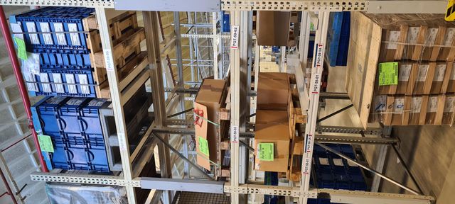 Jungheinrich Palettenregal Typ S Grundfeld, Anbaufeld Regal Höhe 3300 mm