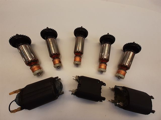 Hitachi Hikoki Ersatzteile 3x Stator 5x Anker Posten Werkzeug Armature
