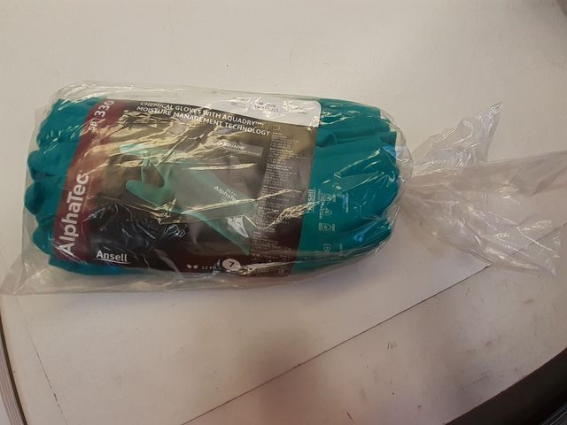 12 Paare Ansell Alphatec 58-330 Nitril 12x Chemikalienschutzhandschuhe Größe 7