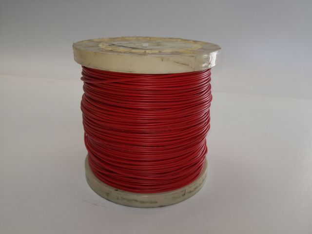 (0,43/m)Helukabel 64111 Litze Isoliertes Kabel Kupferkabel rot ca 305m 4mm²