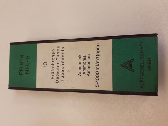 10x Auer Prüfröhrchen PR 814 Ammoniak NH3-5 5-1000ml/m³ (ppm) Detector Tubes