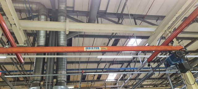 Demag 250 kg Krananlage Deckenkran Hallenkran Kran Kranhimmel GSA Type 4  3x2 m