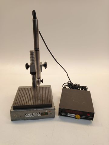 SONY Magnesscale Messtaster DG100N Linearsensor + Sony LY101A Digitalanzeige + Stativ