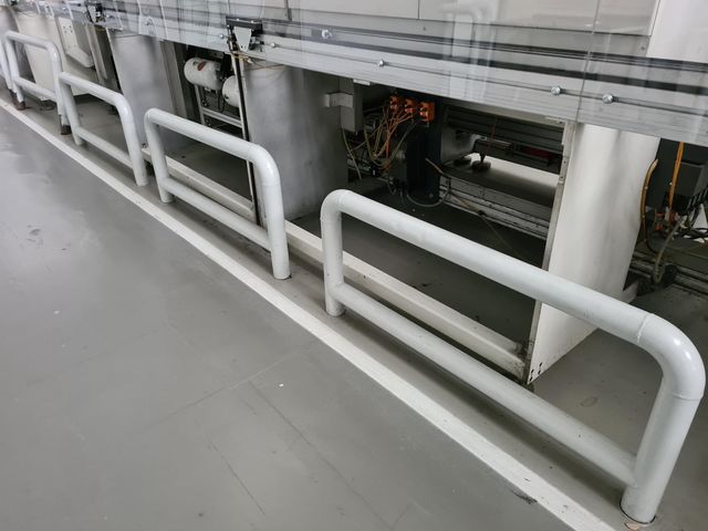 Rammschutz Anfahrschutz Schutzbügel Verkehrsschutz Rammschutzplanke 125x55cm