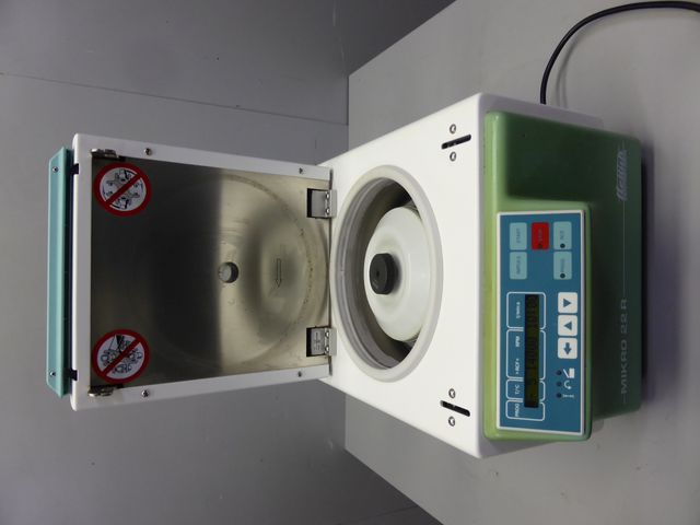 Hettich Mikro 22R Kühlzentrifuge Zentrifuge Centrifuge RPM 18.000 -20°C bis 40°C