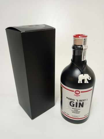 (EUR 99,80/l) Mario`s Best Gin Gurke Pfefferminz Koriander Wacholder 0,5 L. 42%