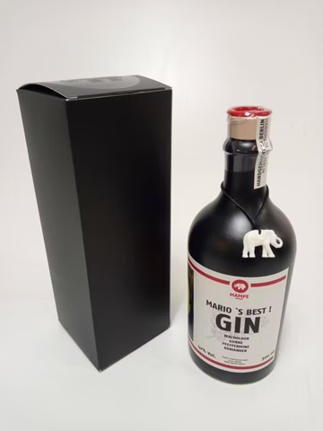 (EUR 99,80/l) Mario`s Best Gin Gurke Pfefferminz Koriander Wacholder 0,5 L. 42%
