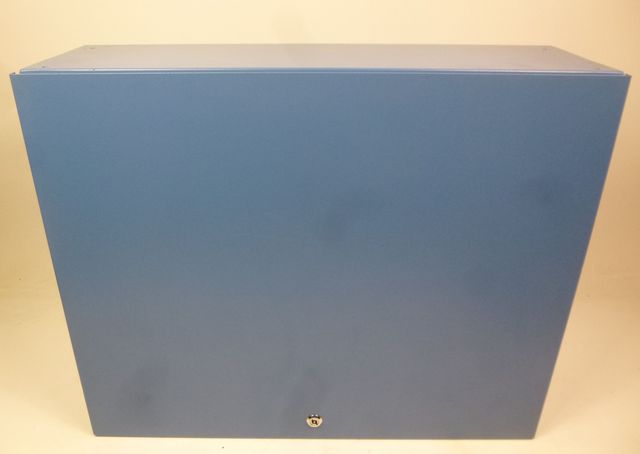 Kompakt Schaltschrank Verteilerschrank blau 80x64x25cm Wandschrank