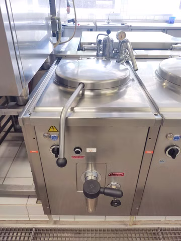 Voss Böwe Passat Typ 38 E 104 Elektro Kochkessel Kessel Kochtopf 12,45 kW 40 Liter