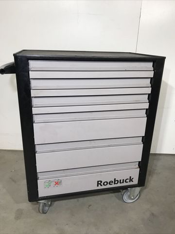 Profi Werkzeugwagen ROEBUCK mit Werkzeug Werkstattwagen 6 Schubladen Vollauszug