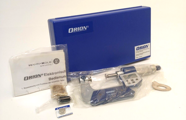 Orion Universal-Bügelmessschraube 25-50mm Digital Mikrometerschraube