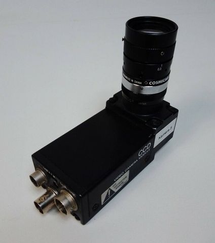 Sony CCD Camera XC-75CE + Cosmicar Pentax TV Lens 25mm 1:1.4 + X2 TV extender