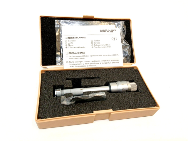 Mitutoyo 368-705 Innenmessschraube 16-20 mm 2G2 Holtest 1047M Messschraube