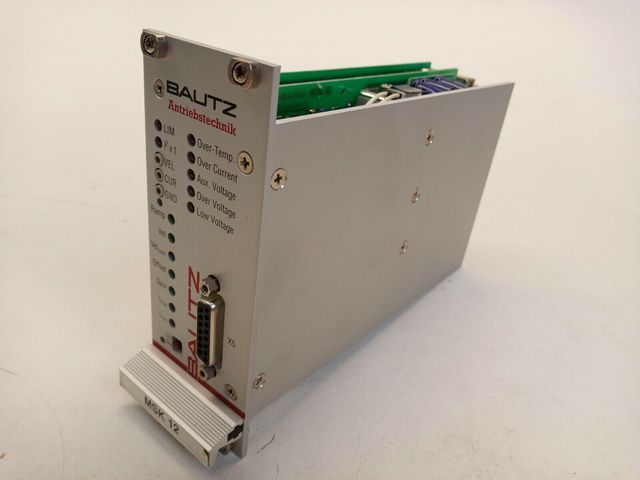 Bautz MSK12-10-ES2-DA Servoverstärker, Servo Amplifier, SPS Prozessor Modul