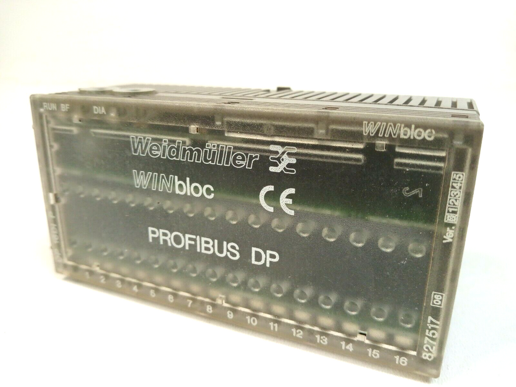 Weidmüller / Moeller Winbloc DP 16DI/P Modul 827517 Profibus Komplett