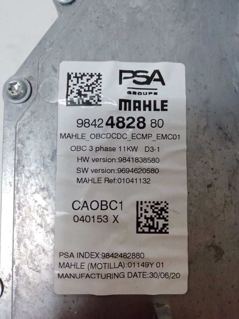 PSA Mahle 9842482880 Peugeot Citroen Inverter Hybrid 2020-2022  
