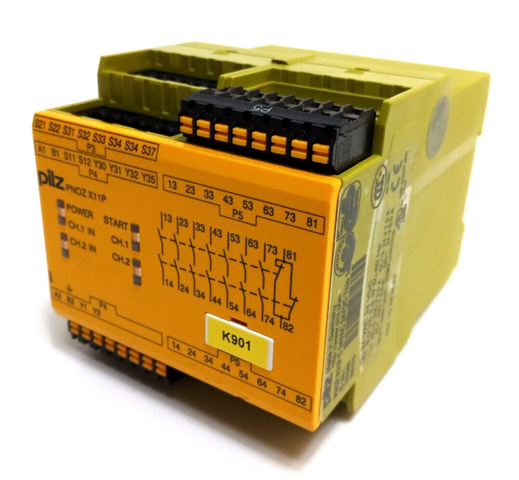 Pilz, Pnoz X11P C 24VAC 24VDC 7n/o 1n/o, 787080, Relais, Sicherheitsrelais