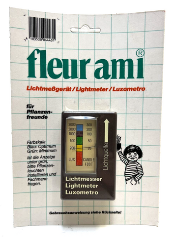 Fleur ami Lichtmessgerät Luxmesser Lux Lichtmesser für Blumen und Pflanzen Grow