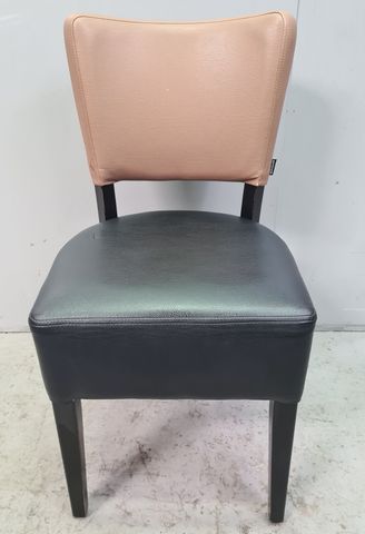 Gastrobau24 Restaurantstuhl Bistrostuhl Esszimmerstuhl Stuhl Braun Kunstleder