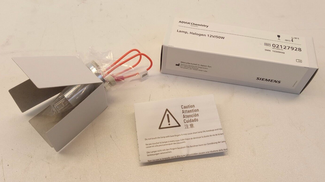 Siemens 073-0099-01 biochemische Lampe 12V 50W, 10309448, PG55928 J-05, Halogen