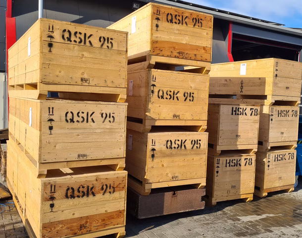 Schulte QSK 95 Exportkiste IPPC Frachtkiste Holzkiste Transportkiste ISPM 15
