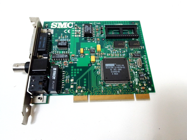 SMC 61-600528-000 Netzwerkkarte 60-600528-001 PCI Ethernet Coax 8432BTA 