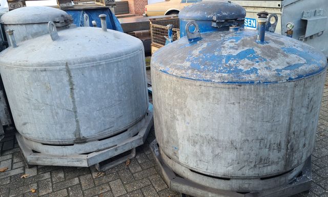 Rietberg Altölsammler 990 Liter Gefahrstoff-Sammelbehälter DIN 6623/2/A verzinkt