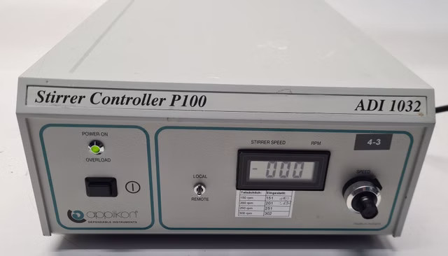 Applikon Stirrer Controller ADI 1032 Rührwerkssteuerung P100 Drehzahlregler