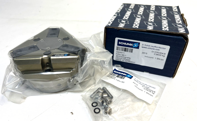 Schunk, PZN+80-1, 0303311, Zentrischgreifer, Centric-Gripper, Universalgreifer