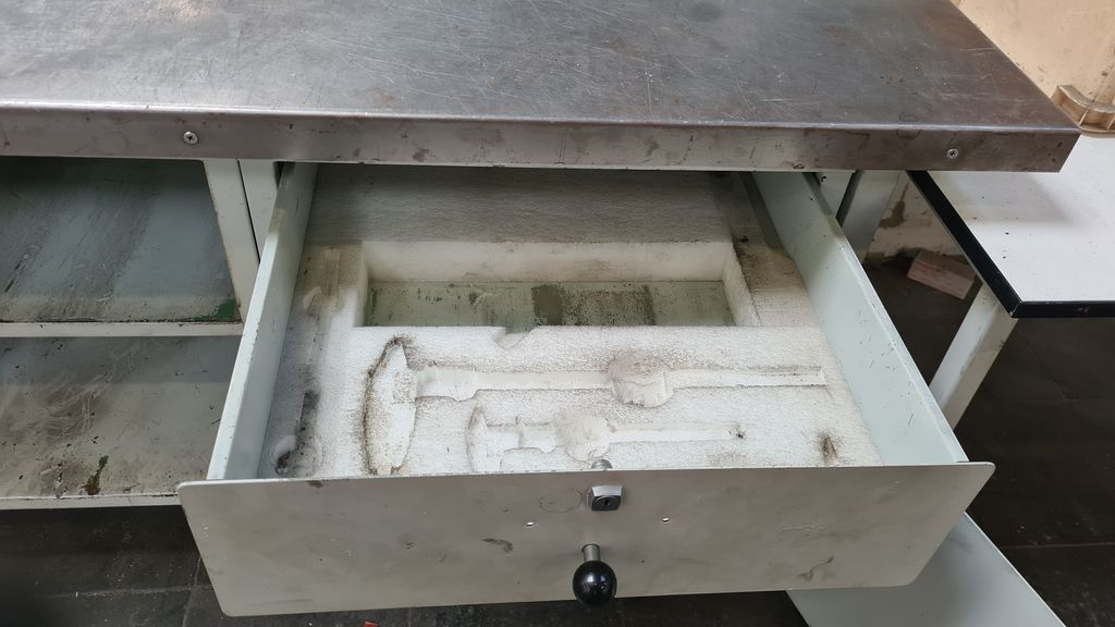 MUPAI Edelstahl Arbeitstisch 61x61x90cm - Robuste W Produktbild-Vorschau 5