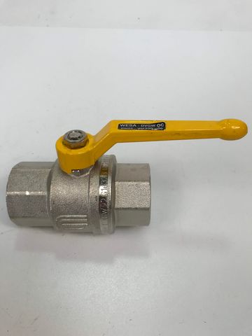 Messing Vernickelt Kugelhahn Venus DVGW 1"1/2 Gewinde EN331 0601GG08