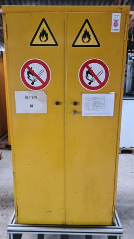 Ölschrank Gefahrstoffschrank Ölkabinett HxBxT=150x76x70cm Sicherheitsschrank