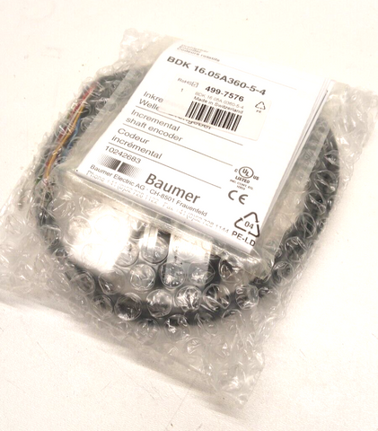 Baumer BDK Inkremental Drehgeber  499-7576,  BDK 16.05A.0360-5-4
