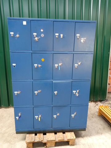 Schließfachschrank Taschenspind Spind Spinde Wertfach Wertschließfach 120x50x180