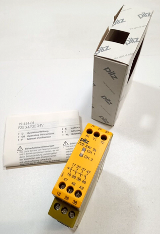 PILZ PZE X4V 2/24VDC 4n/o fix 774582 Sicherheitsrelais, Relais