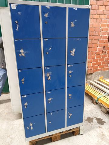 Schließfachschrank Taschenspind Spind Spinde Wertfach Wertschließfach 90x50x183