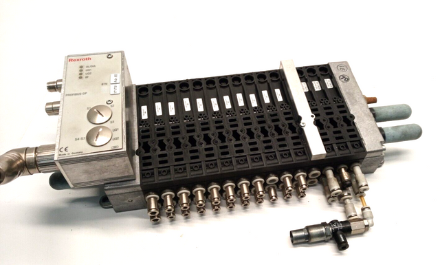 Rexroth Ventilinsel Wegeventil RMV-DP/F IP 65 R480241864, 10 BAR Baugruppe