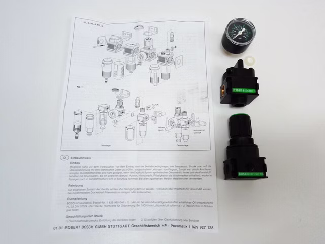 Bosch 0 821 302 735 Druckminderer Pneumatischer Regler 0821302735