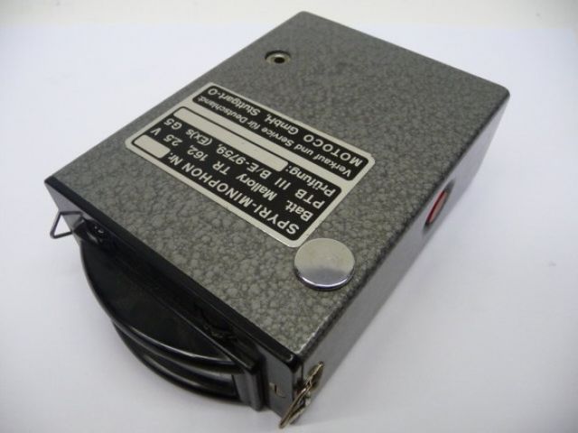 MOTOCO Schallpegelmesser SPYRI Minophon Schalldämpfer