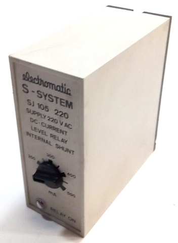 electromatic S-System SJ 105 220 Zeitrelais Supply 24V DC Level Relais